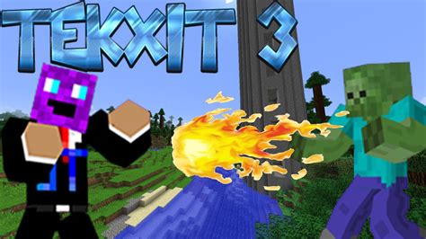 ZOMBIES CAN SHOOT FIREBALLS Tekxit 3 Minecraft Modded Survival Ep