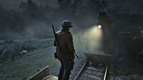 Red Dead Redemption 2 Train Robbery With John Marston Mission Rdr2 Chapter 2 Ps4 Pro Youtube