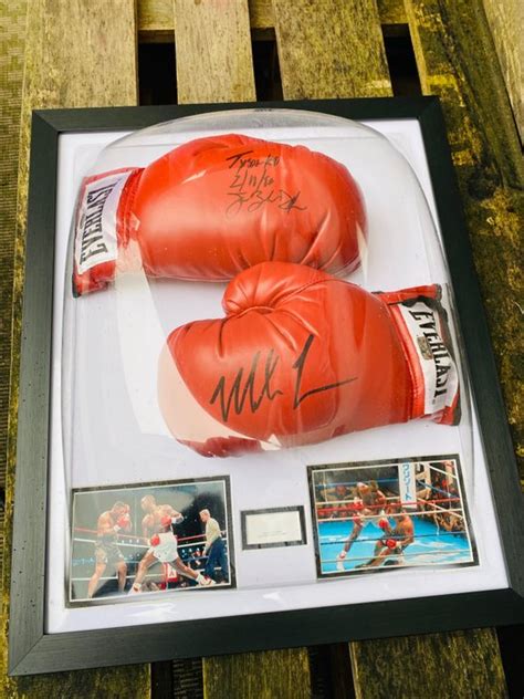 Boxing Mike Tyson And Buster Douglas Boxing Gloves Catawiki