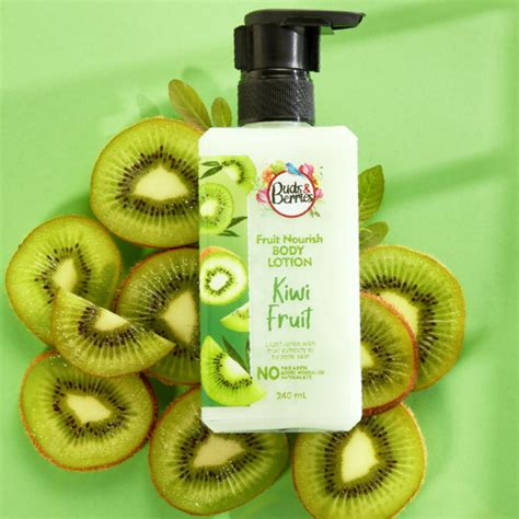 Buds And Berries Fruit Nourish Kiwi Body Gel Lotion Normal Skin No