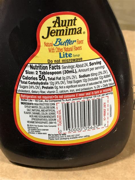 Aunt Jemima Lite Syrup