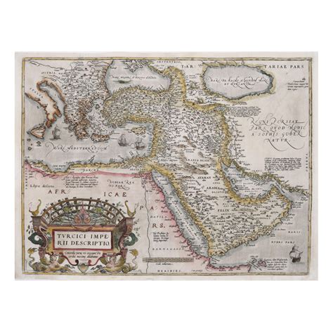 At Auction Ottoman Empire Map By Abraham Ortelius Antwerp