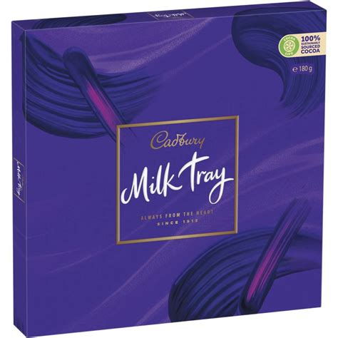 Cadbury Dairy Milk Tray 180g Gluten Free Products Of Australia