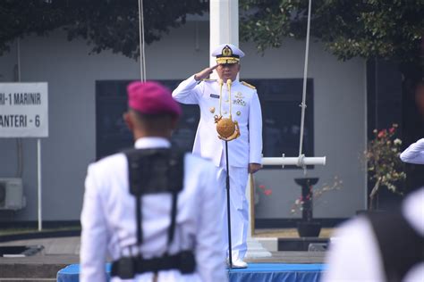 Prajurit Pasmar Wilayah Jakarta Ikuti Upacara Hari Kesaktian Pancasila