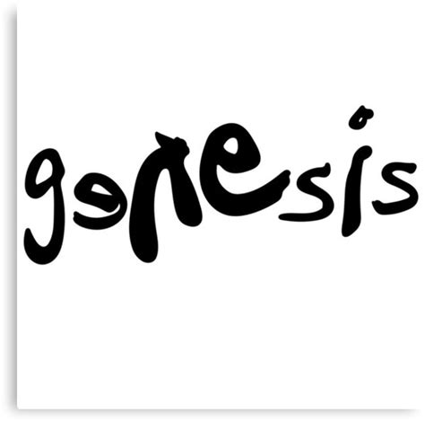 "Genesis band logo" Canvas Print by ShayMcG | Redbubble