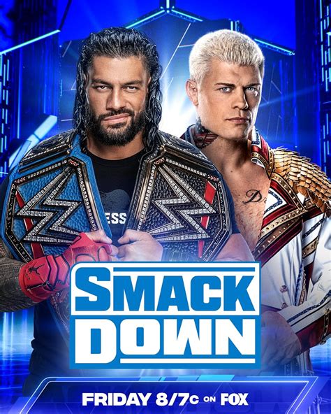 Wwe Smackdown Wwe Wrestlemania Smackdown Countdown To Wwe