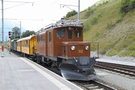 100 Jahre Bever Scuol Das Bernina Krokodil Ge4 4 182 SLM SAAS 1927 Mit