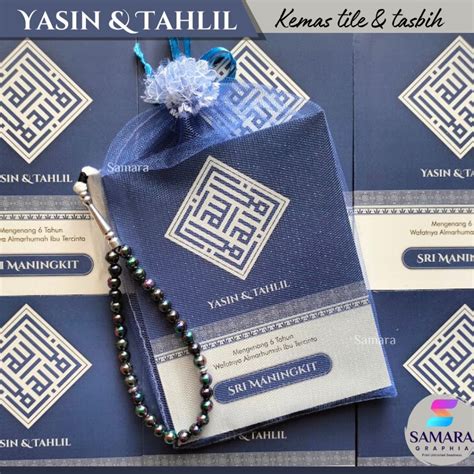 Jual Cetak Buku Yasin Dan Tahlil Custom Softcover Lengkap Foto Almarhum 40 100 1000 Harian