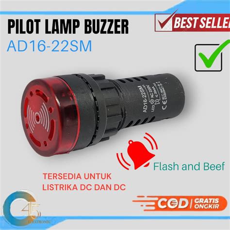 Jual Pilot Lamp Buzzer Led Ad Sm Ac Acdc V Shopee Indonesia