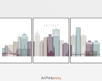 City Skyline Art Prints And World Map Posters De ArtPrintsVicky City