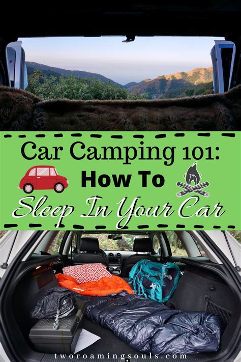 Car camping 101 a guide to sleeping in your car – Artofit