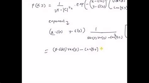 Conditional Expectation From Jointly Gaussian Variables Youtube