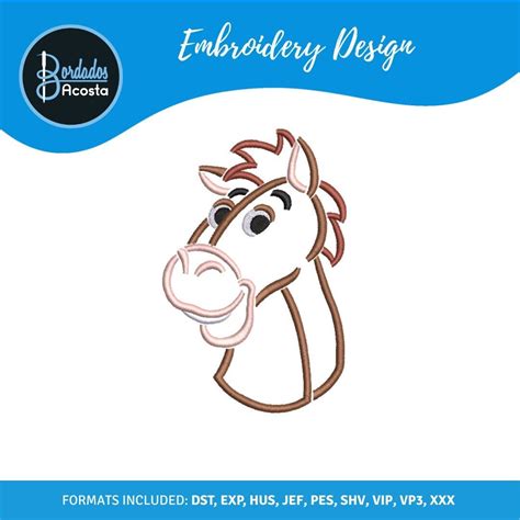 Bullseye Toy Story SKETCH Embroidery Design - Etsy