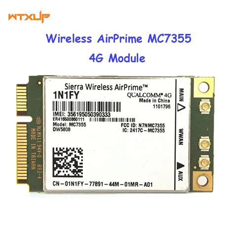 Wireless Airprime Mc Pcie Lte Hspa Gps Mbps Card For N Fy