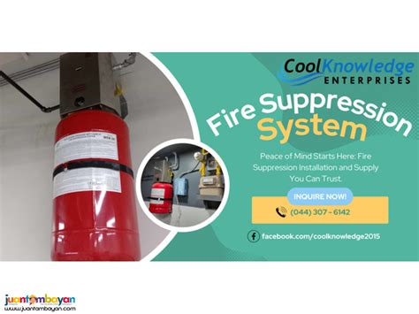 COMPREHENSIVE FIRE SUPPRESSION INSTALLATION SUPPLY