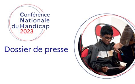 Conférence nationale du handicap Dossier de presse handicap gouv fr