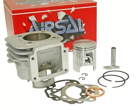 KIT CYLINDRE 70CC AIRSAL T6 Tech Piston Pour MBK Booster Spirit 50cc