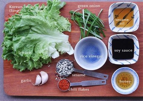 Korean Sesame Dressing Korean Lettuce Salad