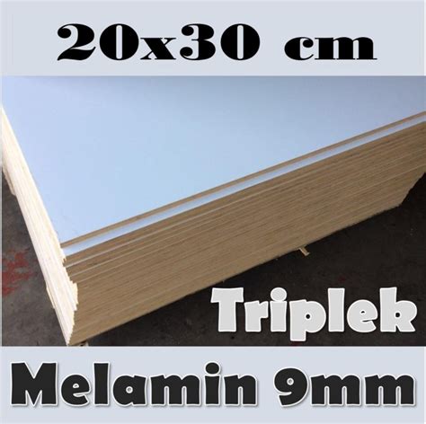 Jual Triplek Melamin Mm X Cm Custom Triplek Putih Doff Mm