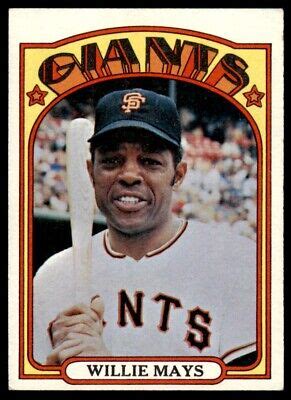 1972 Topps Set Break Willie Mays 49 EX EXMINT EBay