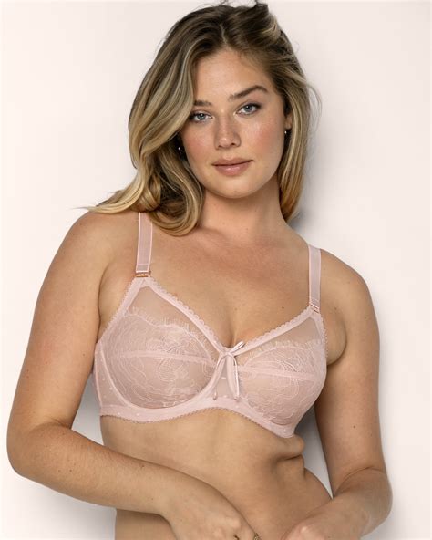 Smart And Sexy Womens Plus Size Retro Lace And Mesh Unlined Underwire Bra