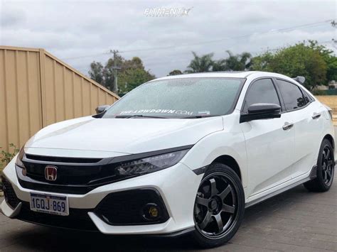 Honda Civic Sport With X Rota Grid And Achilles X On Air