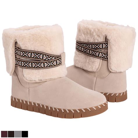 MorningSave MUK LUKS Flexi Montauk Ankle Boots