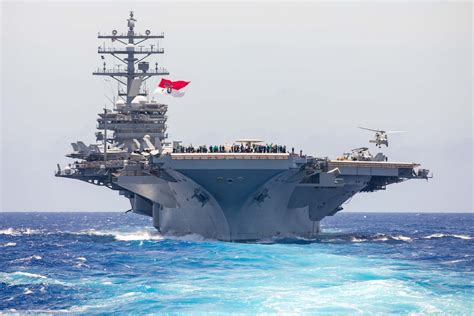 Dvids Images An Mh R Sea Hawk Takes Off From The Flight Deck Of