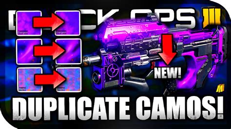 New Unlock All Camos Instantly In Black Ops 3 Duplicate All Camos And Dlc Camos Glitch