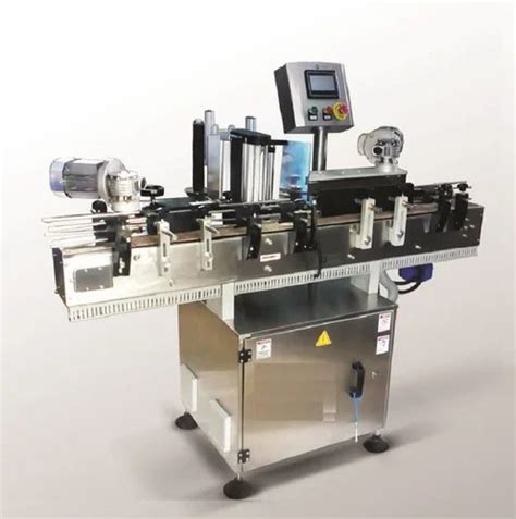 Stainless Steel 100 M Minute Automatic Round Bottle Labelling Machine