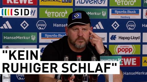 Lampenfieber vor HSV Debüt Baumgart schläft schlecht SID YouTube