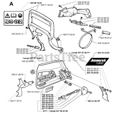 Jonsered 2165 Jonsered Chainsaw 2000 04 CHAIN BRAKE CLUTCH COVER