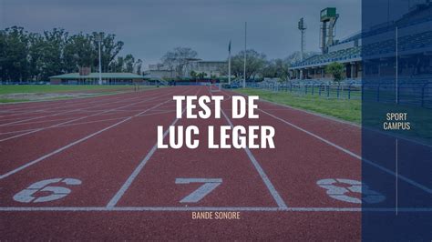 Test Navette De Luc Leger Bande Sonore Youtube