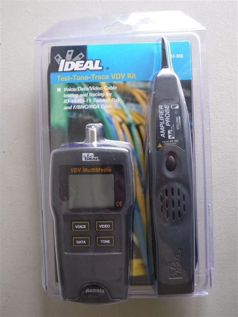 Ideal 33 866 Test Tone Trace VDV Tester Kit For Sale Online EBay