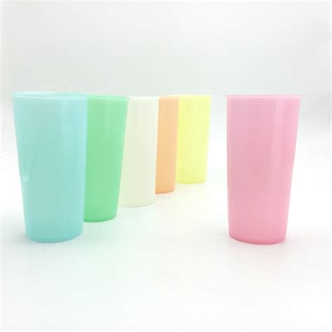 Oz Vintage Sheer Pastel Tupperware Tumbler Set Of Etsy