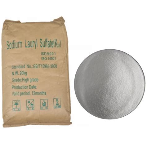 Sls Powder Sodium Lauryl Sulfate Foaming Agent Sodium Lauryl Sulfate