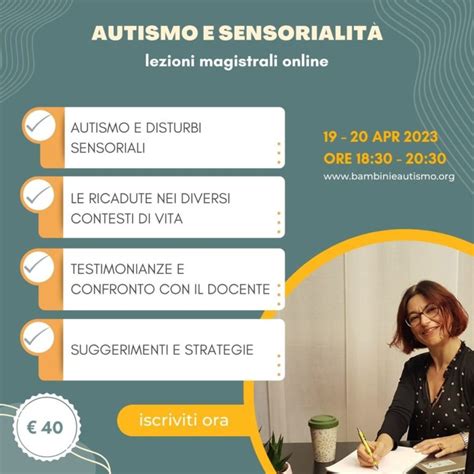 Autismo E Sensorialit Fondazione Bambini E Autismo