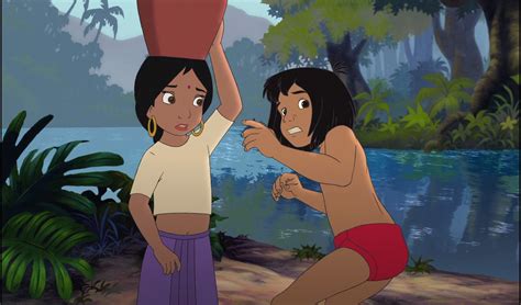 Image - Mowgli and Shanti are scared and worried.jpg | Jungle Book Wiki ...