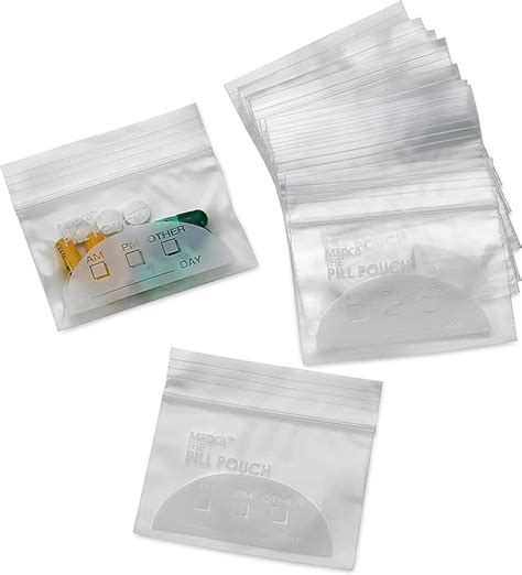 Amazon Pill Pouch Bags Pack Of 400 3 X 2 75 BPA Free Poly