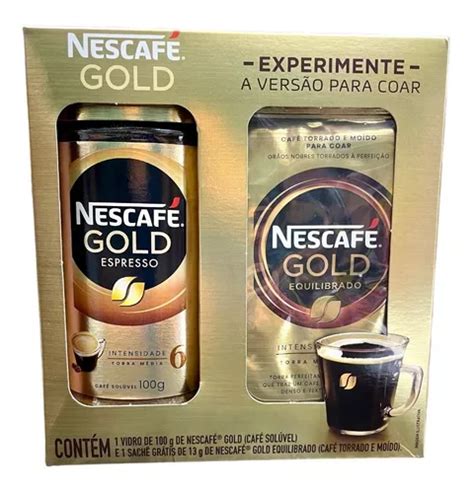 Kit Cx Caf Premium Sol Vel Nescaf Gold Vidro G Frete Gr Tis