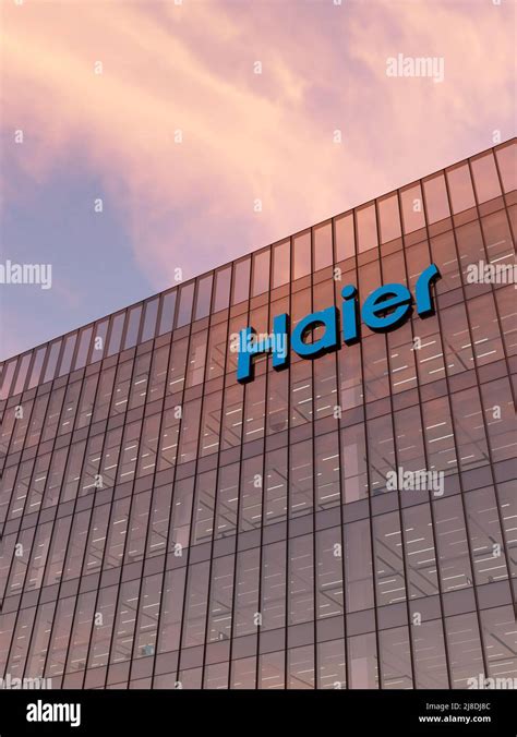 Qingdao China May Editorial Use Only D Cgi Haier Signage