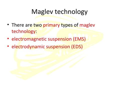 Maglev Trains PPT