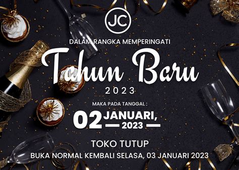 Pengumuman Libur Tahun Baru 2023 • Parfum Asli Jual Parfum Original