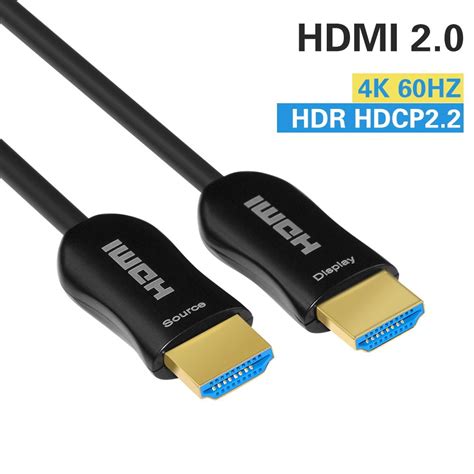 Fiber HDMI Cable 4K 50ft 60Hz FURUI Fiber Optic HDMI Cable 2 0b HDR