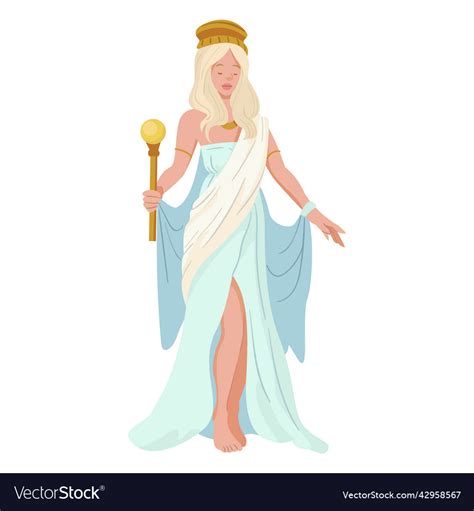 Goddess Of Love And Beauty Aphrodite Stock Illustration Illustration Of