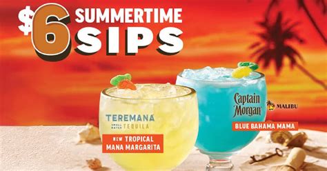 Applebees Drink Of The Month For July 2023 Drink Specials