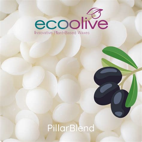 Premium EcoSoya Olive Pillar Blend Wax For Elegant Candles - My French ...