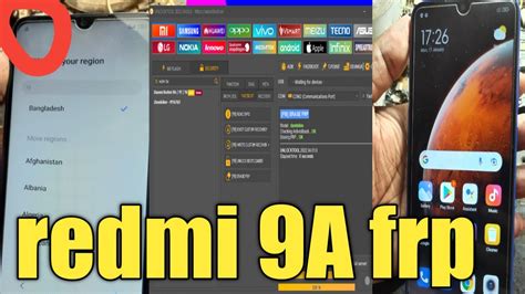 Redmi 9A Frp Account Unlock Unlock Tool YouTube