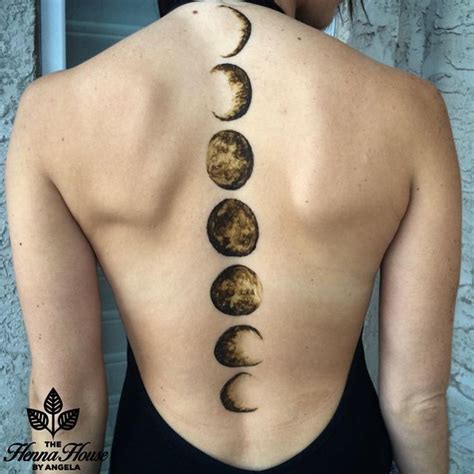 Phases Of The Moon Tattoo Spine Printable Calendars At A Glance