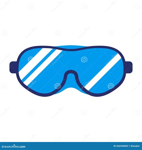 Safety Goggles With Strap Vector Illustration | CartoonDealer.com #8490225